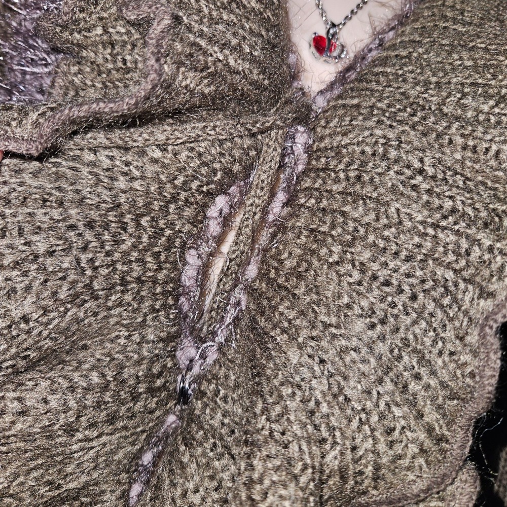 Sioni Ruffle Duster Long Cardigan Sweater - Picture 4 of 6